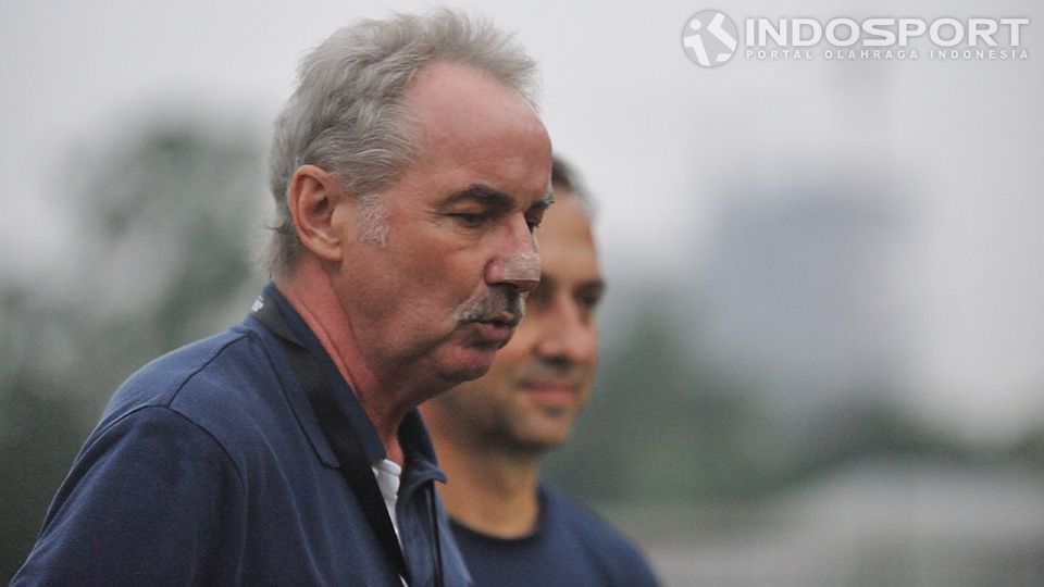 Alfred Rield (Pelatih Timnas Senior) Copyright: &copy; Ratno Prasetyo/Indosport